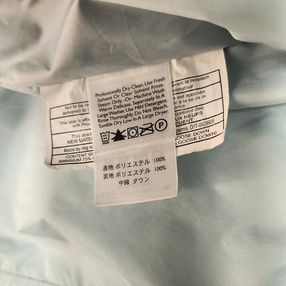 Eddie Bauer Womens Green/Purple Plaid Goose Down Puffer Vest-Size L - Picture 6 of 11